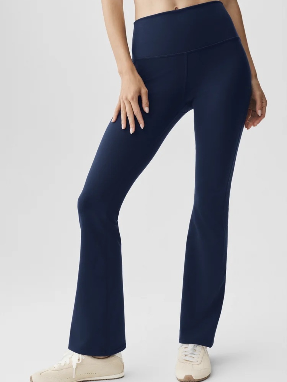 Alo Airbrush High-Waist Bootcut Legging Navy Size S